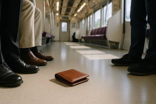 電車内で財布を落としたときに戻ってくる確率