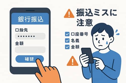 報労金を振り込むときの注意点