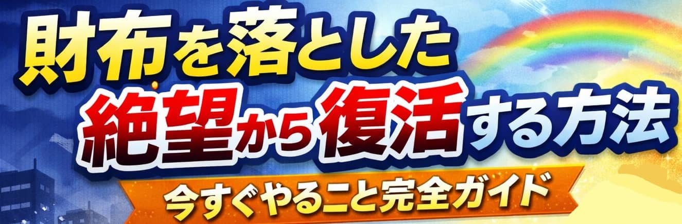 財布を落としたら読むサイト