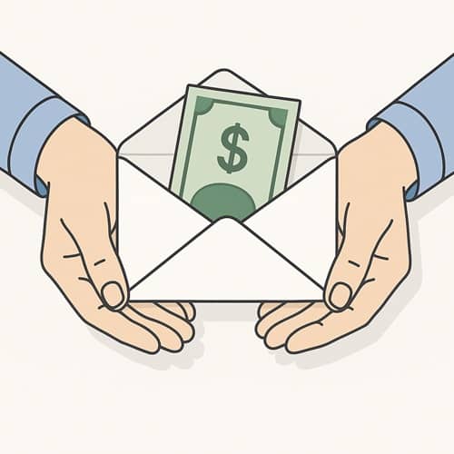 報労金を直接渡すときのマナー