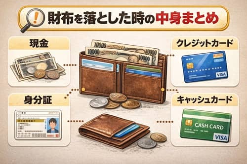 財布を落として生活費がない