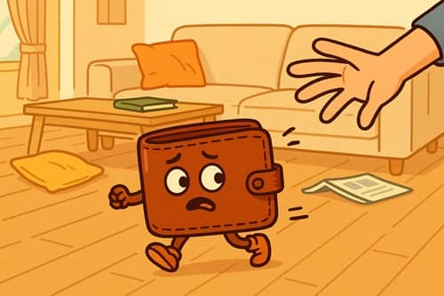 家の中で財布がなくなる理由