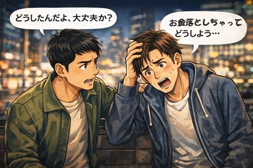 財布を落として絶望