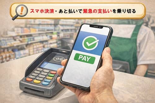 サイフを落として生活費がないときはスマホ決済